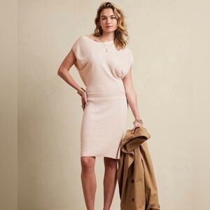 Banana Republic Factory Knit Sweater Dress Size XSP Pink